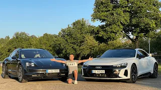 Picking up a Porsche Taycan Turbo Cross Turismo at the PORSCHE FACTORY in Germany