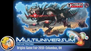 Multiuniversum — game preview at Origins 2018