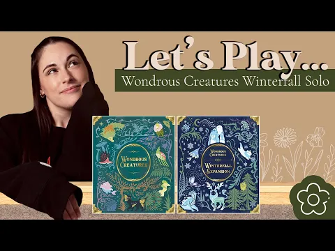 Let's Play... Wondrous Creatures Winterfall Expansion! | Solo Playthrough