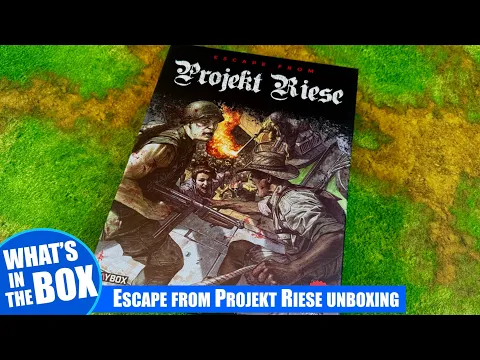 ESCAPE FROM PROJEKT RIESE Board Game Unboxing | Raybox Games