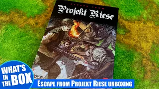 ESCAPE FROM PROJEKT RIESE Board Game Unboxing | Raybox Games
