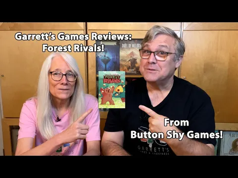 Bears and Bees compete for honey! Garrett's Games Reviews Forest Rivals from Button Shy Games