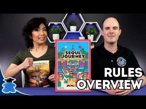 Seoul Journey - Journey through Seoul. A Cozy Inspiring Tableau Builder. Board Game Overview.