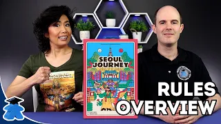 Seoul Journey - Journey through Seoul. A Cozy Inspiring Tableau Builder. Board Game Overview.