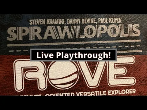 Button Shy Games Solo DOUBLEHEADER: Sprawlopolis + ROVE