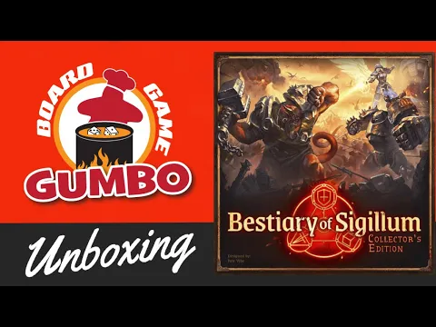 Bestiary of Sigillum - Southern Board Game Fest Play-to-Win UNBOXING