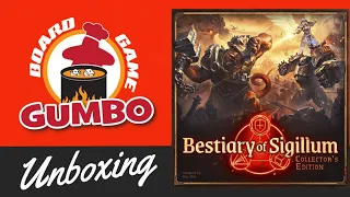 Bestiary of Sigillum - Southern Board Game Fest Play-to-Win UNBOXING