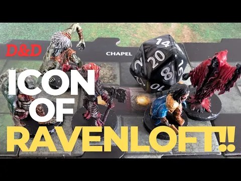 Dungeons & Dragons Castle RavenLoft Board Game Playthrough | Adventure 2 The Icon of Ravenloft