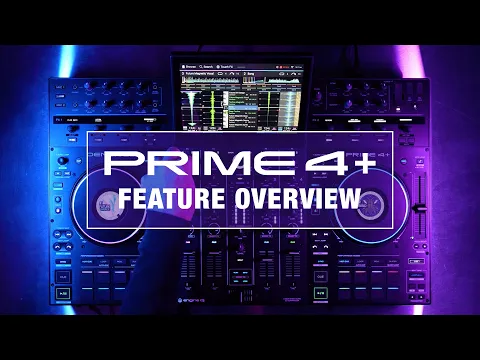Product video thumbnail for Denon Prime 4 Plus 4-Deck Standalone DJ Controller with Amazon Music