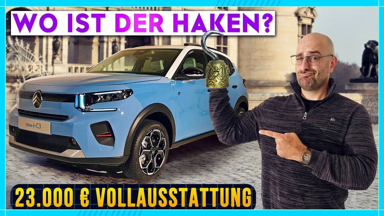 Citroen e-C3: So viel ELEKTROAUTO zu dem PREIS??