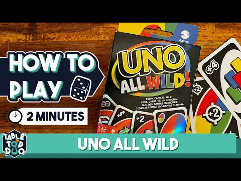 How To Play Uno All Wild in 2 Minutes