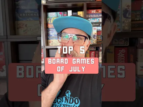Top 5 Board Games of July! #boardgames #games #tabletopgames #tabletop #gamenight #familygames