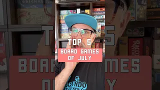 Top 5 Board Games of July! #boardgames #games #tabletopgames #tabletop #gamenight #familygames