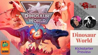 Dinosaur World Preview - To Die For Games