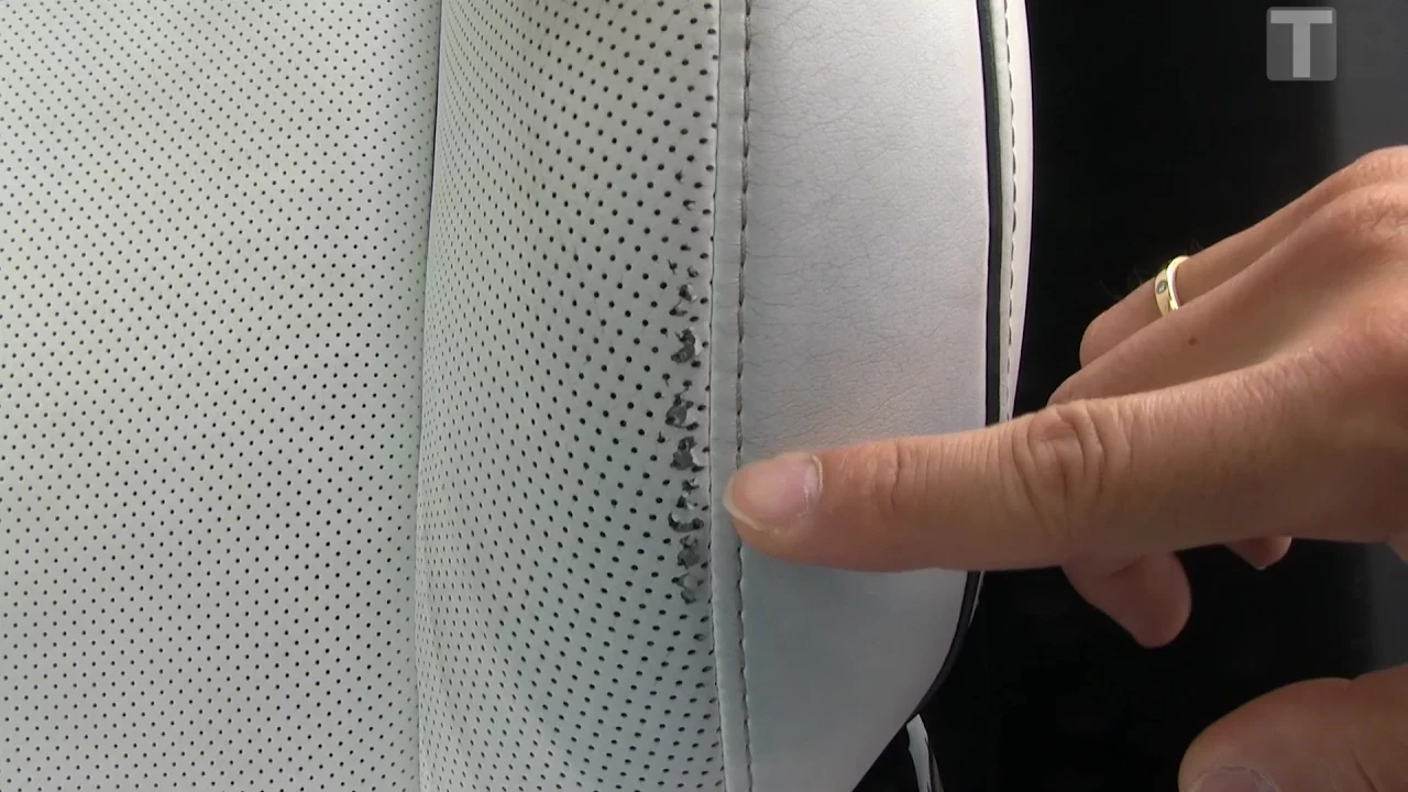 Tesla Model X Ultra White seats after 73k km/45k mi