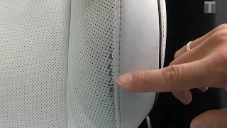 Tesla Model X Ultra White seats after 73k km/45k mi