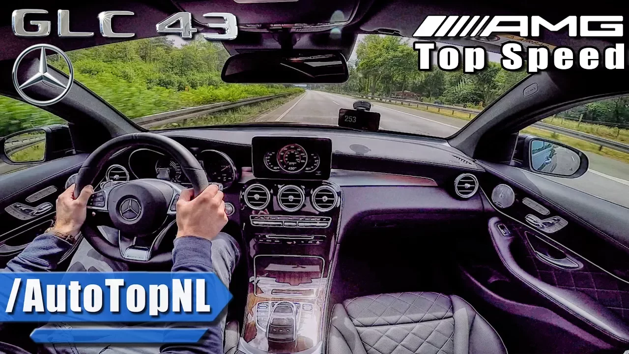 Mercedes AMG GLC 43 AUTOBAHN TOP SPEED by AutoTopNL
