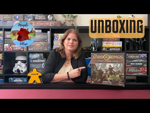 The Lord of the Rings: Journeys in Middle-Earth Board Game Unboxing