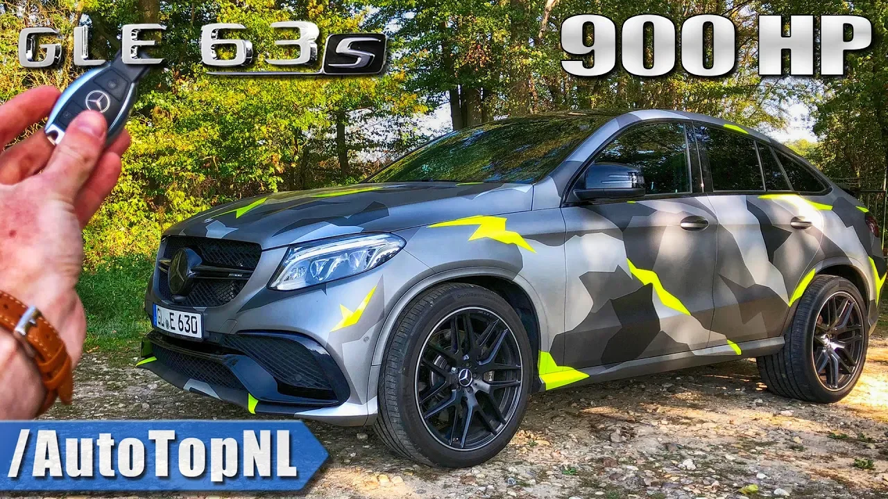 900HP GLE 63 S AMG Coupe REVIEW POV Test Drive on AUTOBAHN & ROAD by AutoTopNL