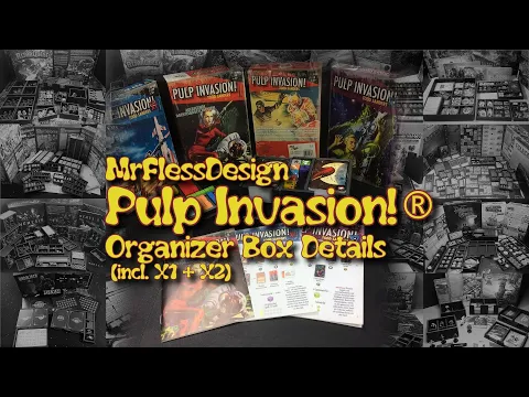 Pulp Invasion! Organizer Box Details (incl. X1 + X2)