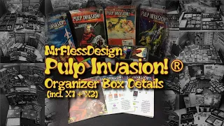 Pulp Invasion! Organizer Box Details (incl. X1 + X2)