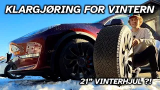 Det er ikke bare dekk som skal skiftes! Her er vintertips for Tesla og andre elbiler