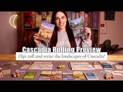 Cascadia Rolling Hills & Rivers Preview! | Flip, roll and write the landscapes of Cascadia!