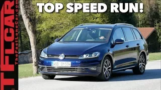 VW vs Autobahn: How Fast Can We Go in the new VW SportWagen?