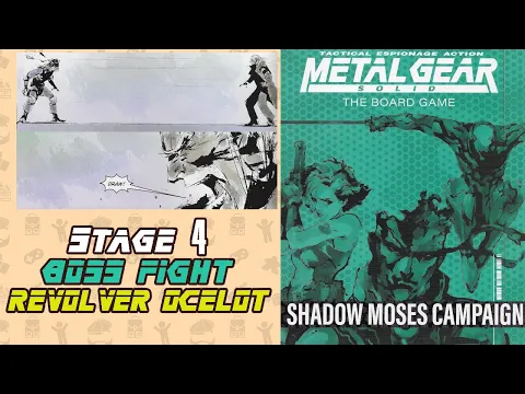 Revolver Ocelot | Stage 4 Boss Battle Shadow Moses Campaign Metal Gear Solid the Board Game