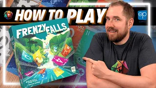 How to Play FRENZY FALLS | Board Game Tutorial - Learn to Play in 10 minutes