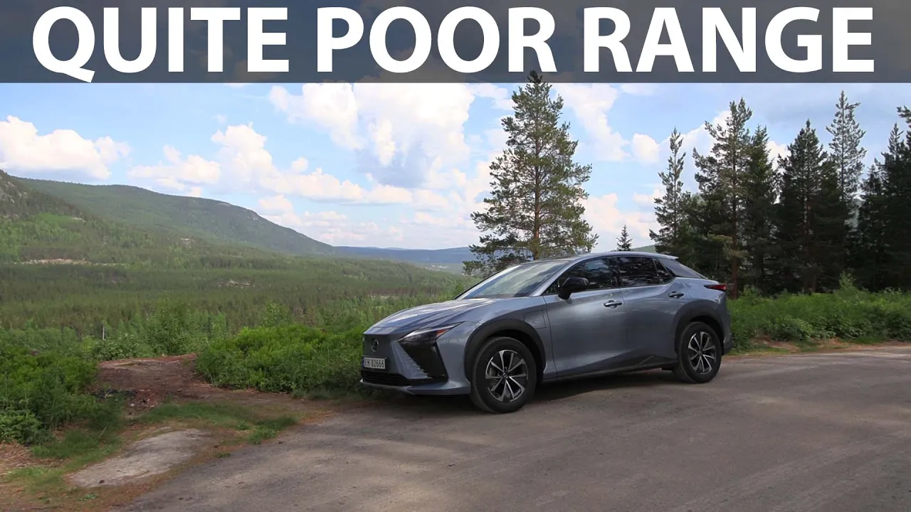 Lexus RZ 450e eco driving test