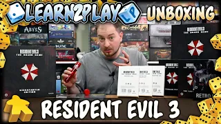 Learn To Play Presents: Resident Evil 3 Unboxing