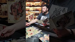 Trying to teach a new game to the group