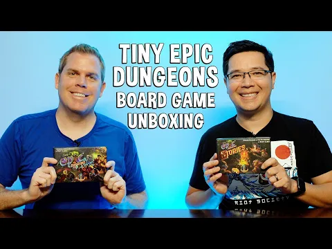 Unboxing Tiny Epic Dungeons - Big Game in a Small Box