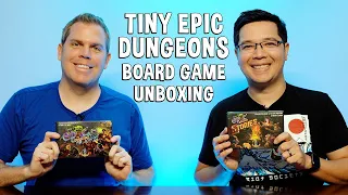 Unboxing Tiny Epic Dungeons - Big Game in a Small Box