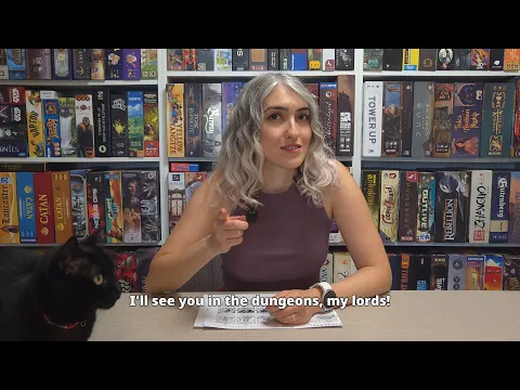How to Play Lords of the Dungeon: A Roll & Build Print and Play Game