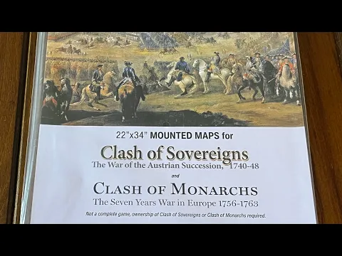 Mounted Maps for Clash of Sovereigns & Clash of Monarchs (GMT)