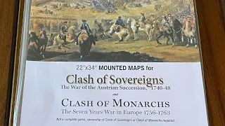 Mounted Maps for Clash of Sovereigns & Clash of Monarchs (GMT)