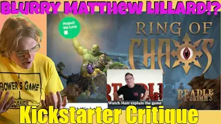 Ring of Chaos - Kickstarter Critique Review