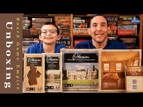Obsession Board Game Unboxing - Kayenta Games
