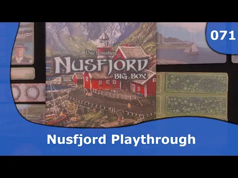 Nusfjord - Solo Playthrough | 071 | CulBlu and Cardboard