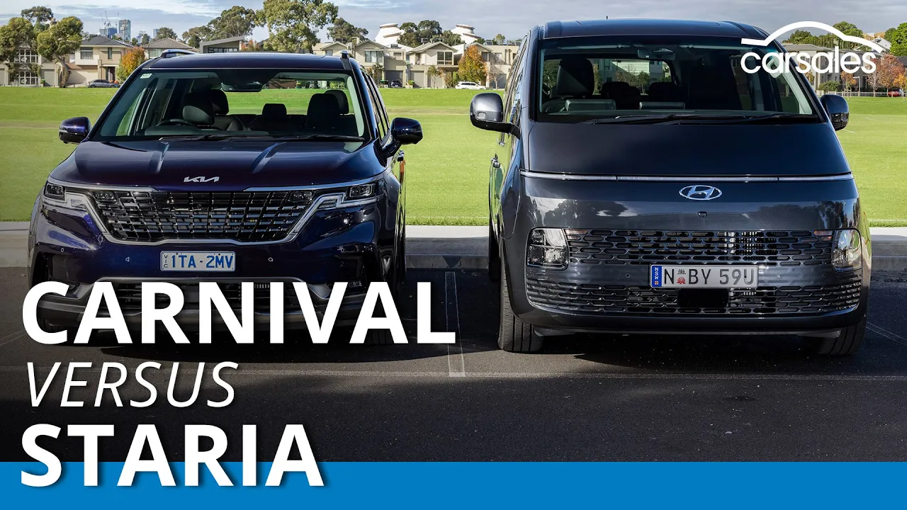 Hyundai Staria v Kia Carnival 2022 Comparison