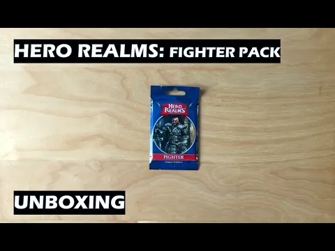 Unboxing Hero Realms Fighter Character Pack