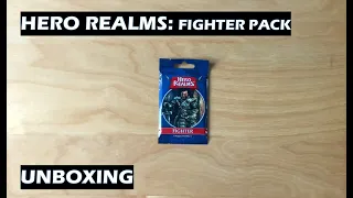 Unboxing Hero Realms Fighter Character Pack