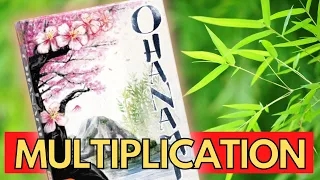 OHANAMI Review by Pandasaurus Games | Gameschooling MULTIPLICATION