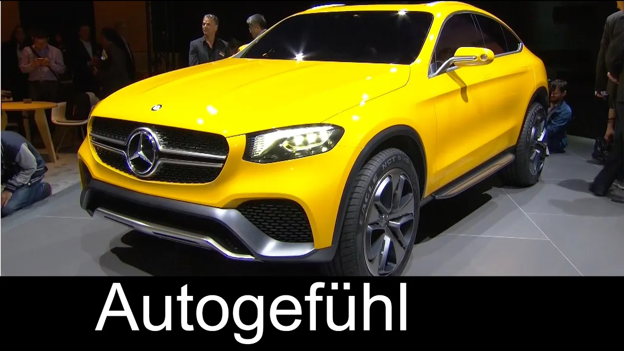 Preview all-new Mercedes GLC Coupé Concept (new GLK replacement as Coupé version) Premiere