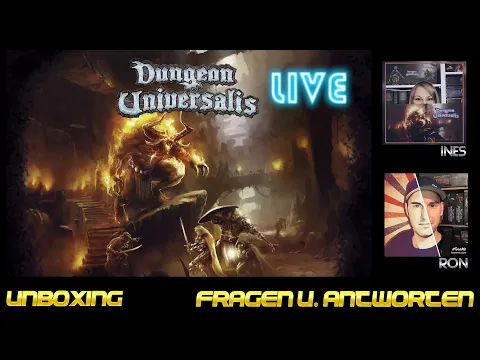 Dungeon Universalis: LIVE Unboxing und Fragen & Antworten