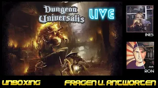 Dungeon Universalis: LIVE Unboxing und Fragen & Antworten