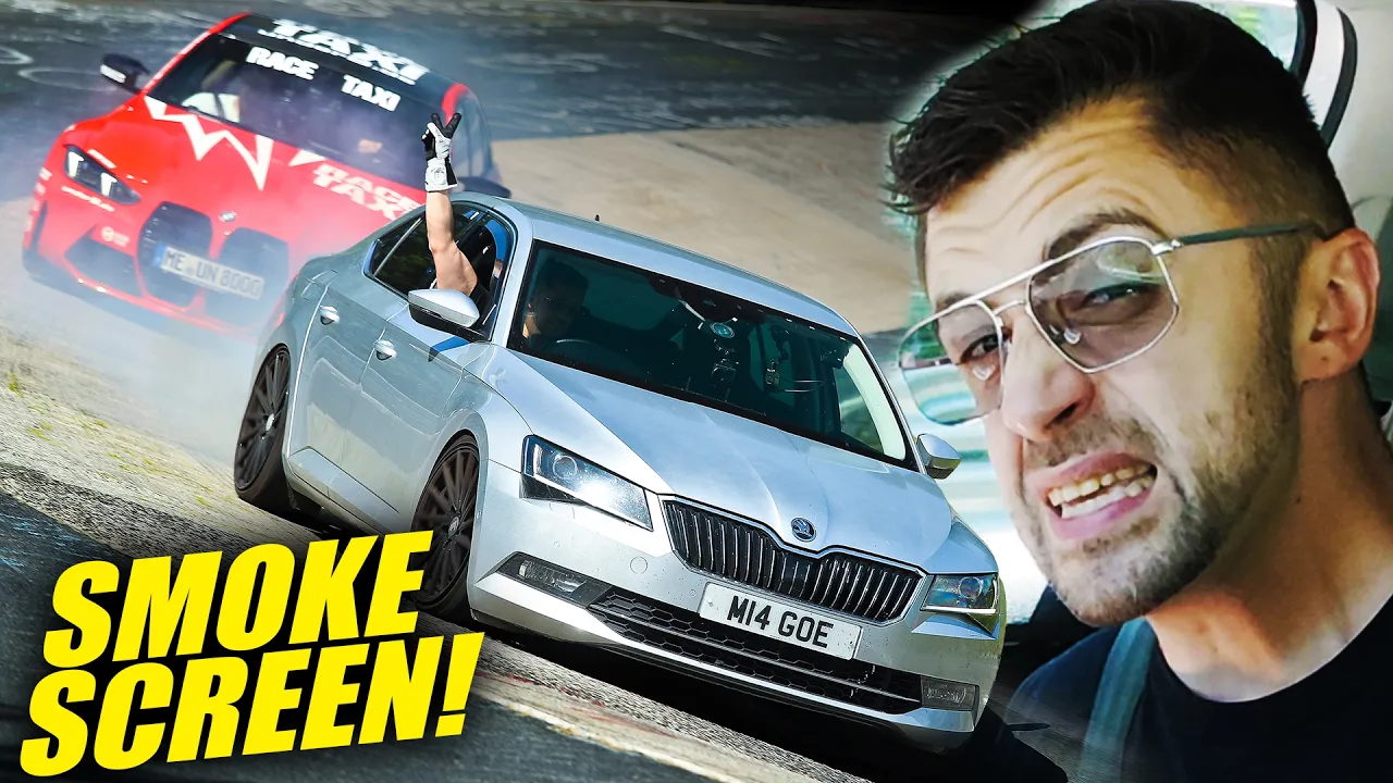 BRAKE FAILURE! Skoda Superb vs Race Taxi M3! // Nürburgring