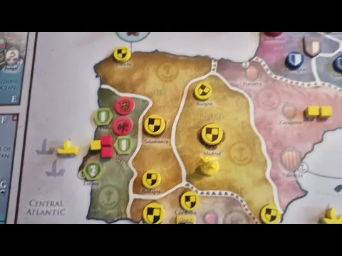 Europa Universalis The Price of Power - 2. Grand Campaign Solo. Setup and ready to start.